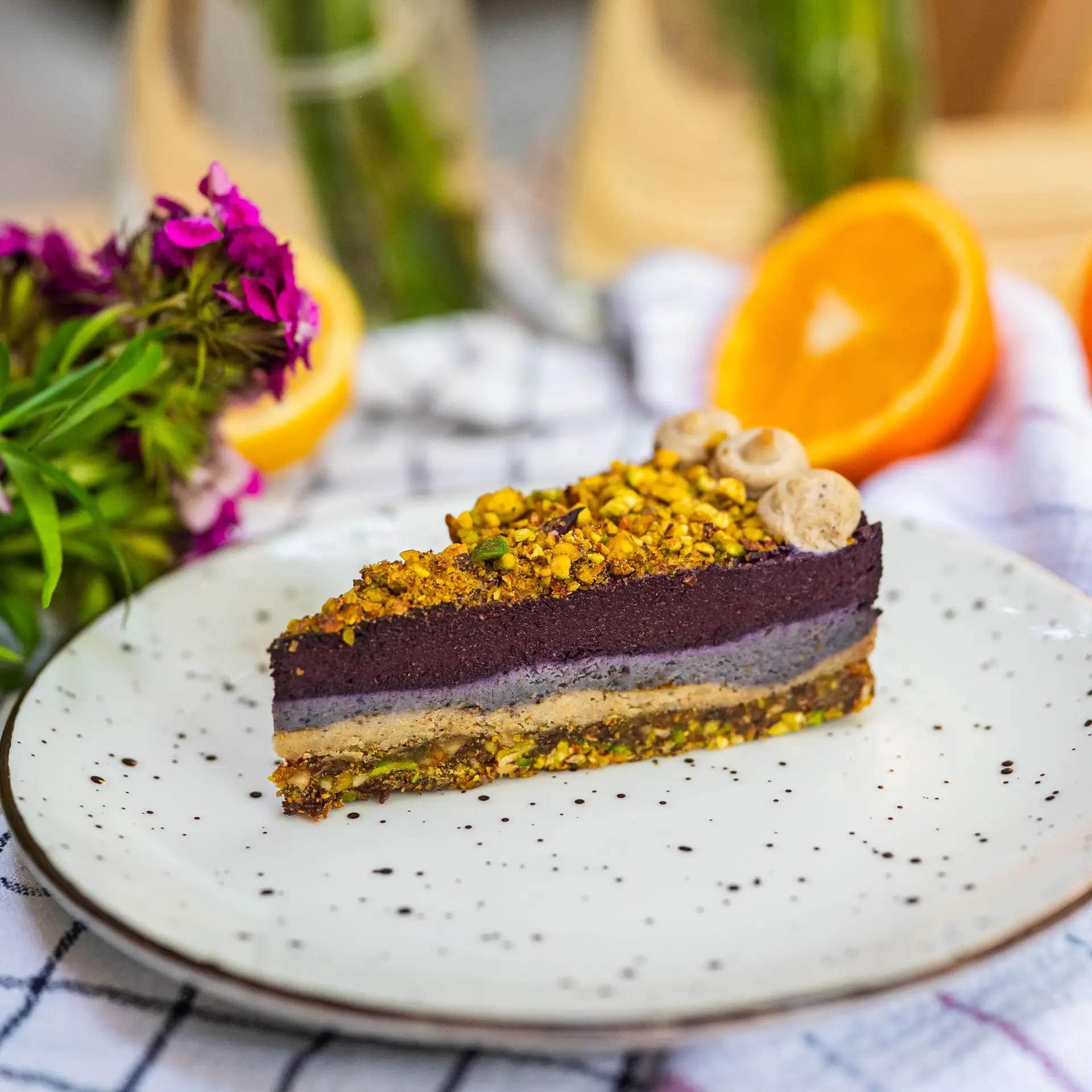 Borovnica pistać - ukusna i zdrava torta, parče torte 125g