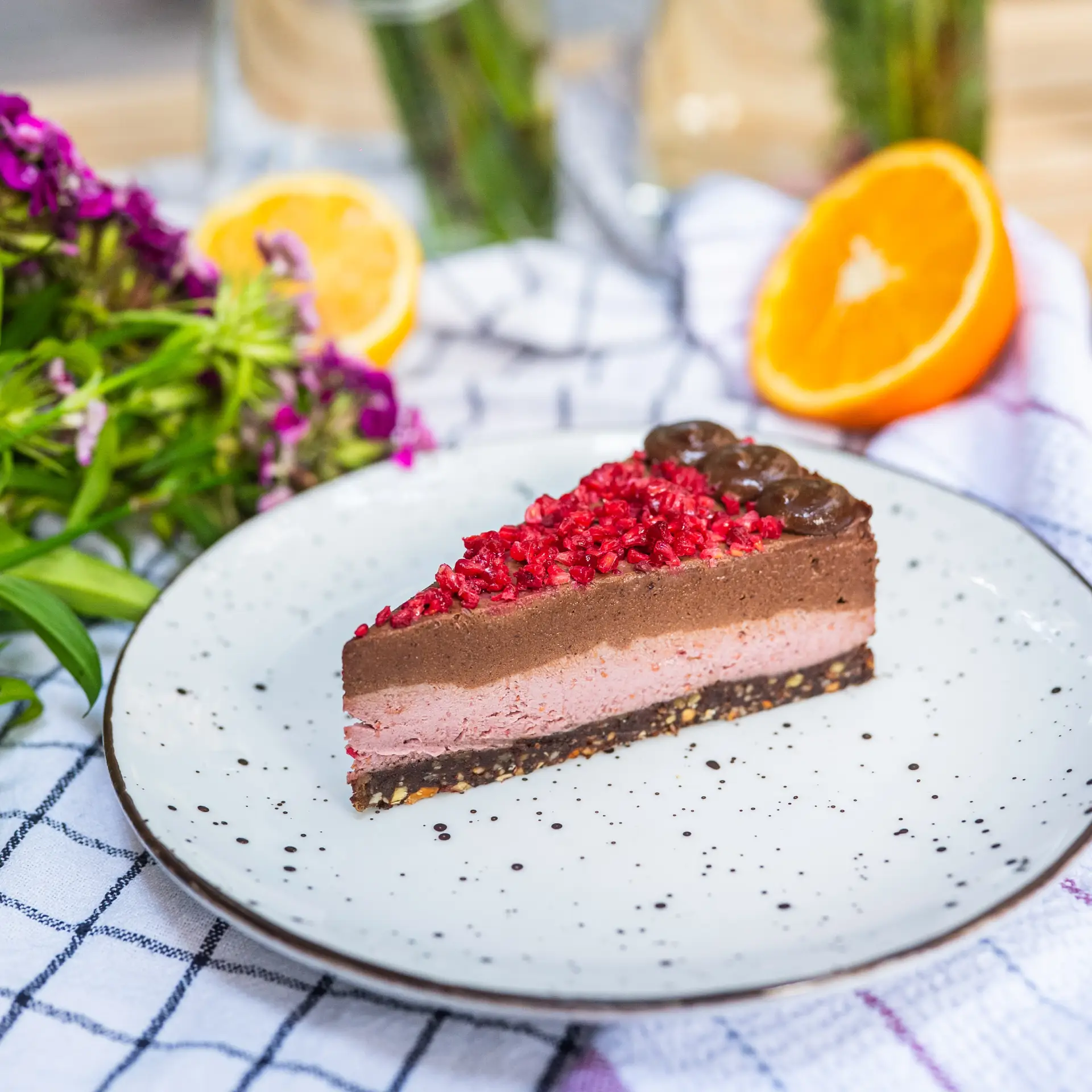 Čoko malina - ukusna i zdrava torta, parče torte 125g